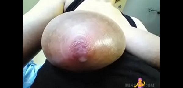  Swollen Breasts - Closeup View From Beneath